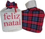 Saco Para Panetone Enfeite 30x30cm Linho Saco Para Panetone Enfeite 30x30cm Linho