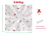 Saco Para Panettone 100g + Laço + Fecho 50 Und Saco Para Panettone 100g + Laço + Fecho 50 Und