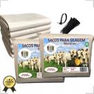 Saco Para Silagem Silo Fardo Com 250 Un + 250 Abraçadeiras Saco Para Silagem Silo Fardo Com 250 Un + 250 Abraçadeiras