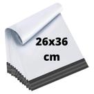 Saco Plástico 26X36 Postagem Envelope Branco 10 Un