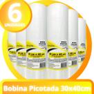 Saco Plastico 30X40 Bobina Picotada Tamanho Com 6 Unidades Saco Plastico 30X40 Bobina Picotada Tamanho Com 6 Unidades
