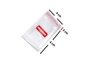 Saco Plástico Adesivado 4x4+3cm Transparente Cromus Com 200 Unidades