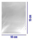 Saco Plástico Cristal Transparente 10x15cm Pacote 2kg