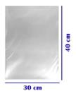 Saco Plástico Cristal Transparente 30x40cm Embalagem 1kg