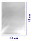 Saco Plástico Cristal Transparente 35x45cm Embalagem 1kg