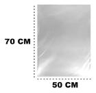 Saco Plástico Cristal Transparente 50x70cm Pacote 2kg Grosso Saco Plástico Cristal Transparente 50x70cm Pacote 2kg Grosso