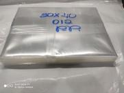 Saco plastico para camiseta PP 30x40 0,12