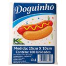 Saco Plástico pequeno para cachorro quente 15x10cm-kit 200un