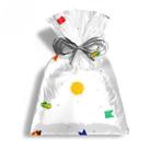 Saco Poli Transparente Arraiá Festa Junina 15x22cm - 100 Un