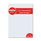 Saco Poli transparente liso incolor 20x29cm com 50 unidades