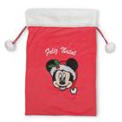 SACO PRESENTE NATALINO C/MICKEY DISNEY VRM/BCO/PTO 72x47cm SACO PRESENTE NATALINO C/MICKEY DISNEY VRM/BCO/PTO 72x47cm