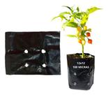 Saco Saquinho Plástico Para Mudas 12x12cm Com 1000 Unidades