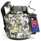 Saco seco Earth Pak 5L impermeável com capa de telefone
