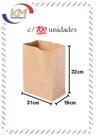Saco SOS delivery liso kraft - tam G - c/100 unid - embalagem delivery (4256) Saco SOS delivery liso kraft - tam G - c/100 unid - embalagem delivery (4256)