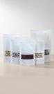 Saco Stand Up Pouch Com Visor Kraft 10x15+3cm 100un