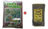 Saco Terra Adubada + Humus De Minhoca Planta Horta Jardim