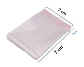 Saco Transparente 7x7+3cm Adesivado Vabene Com 1.000 Unidades