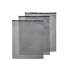 Saco Zip Lock Preto Translúcido 35x45 50un para Embalar Roupas Cosméticos Acessórios Reutilizável
