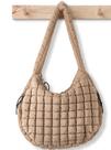 Sacola acolchoada Babysun para mulheres, grande de nylon acolchoado