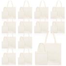 Sacola Amylove Mini Sublimation Blank Canvas, 12 unidades