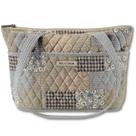 Sacola Bella Taylor Small Tote Khaki Patchwork Cotton