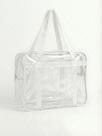 Sacola Bolsa Jumbo Multiuso Cristal PVC 0,20mm com reforço EXTRA Alças de Nylon Maternidade Praia Uso institucional