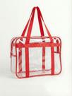 Sacola Bolsa Jumbo Multiuso Cristal PVC 0,20mm com reforço EXTRA Alças de Nylon Maternidade Praia Uso institucional
