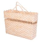 Sacola Bolsa Palha De Milho Natural Praia Feira 42x13x32