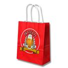 Sacola boteco (17,5x8,5x21,5cm.) c/ 10x10 un.