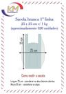 Sacola branca 25 x 35 cm 1º linha - 1 Kg - sacola plástica (993)