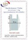 Sacola branca 30 x 40 cm 1º linha - 1 Kg - sacola plástica (995)
