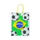 Sacola Copa do Mundo 17,5x8,5x21,5cm Kit com 30 unidades Embalagem Papel para Lembrancinhas Temáticas