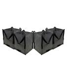 Sacola de armazenamento DURASACK Heavy Duty 22 galões 113,6 L cinza x4