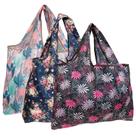 Sacola de compras reutilizável Allydrew, grande bolsa dobrável de nylon, pacote com 3 unidades Sacola de compras reutilizável Allydrew, grande bolsa dobrável de nylon, pacote com 3 unidades