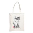 Sacola de lona Beastars Anime 33x29cm algodão-poliéster Sacola de lona Beastars Anime 33x29cm algodão-poliéster