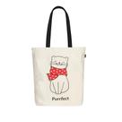 Sacola de lona Ecoright Aesthetic para mulheres 28x38cm com zíper