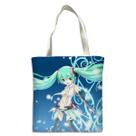 Sacola de lona Hatsune Miku Anime Fans Gift 33x38cm