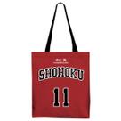 Sacola de lona Slams Dunks, presente para fãs de anime Rukawa Kaede