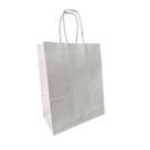 Sacola de Papel Colorida Branca M 225x315mm Scrity 10 und