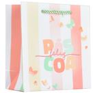 Sacola de papel para presentes Páscoa Vibrante Pop P 5,5x7x14,3