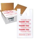 Sacola de plástico Bagtron Thank You, camiseta Carry-Out, 1000 unidades