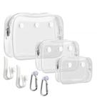 Sacola de praia Everfunny Clear Bogg com acessórios, 3 unidades