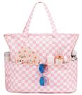 Sacola de praia impermeável para mulheres e mulheres, sacola de ginástica extra grande, bolsa de mão com compartimento úmido para viagens de fim de semana