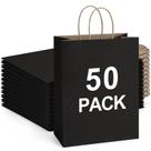 Sacola de presente Dream Kraft Paper Shopping 10 x 5 x 13 cm, pacote com 50