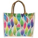 Sacola de Verão Estampada Colorida Bolsa Feminina Praia e Piscina