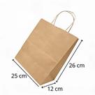 Sacola Delivery Papel Kraft 200un