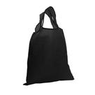 Sacola Dobrável Lyor de Poliéster Preta 58cm x 38cm
