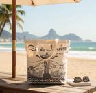 Sacola Ecobag Lembrança Rio De Janeiro Cristo Algodão Cru