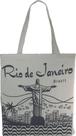 Sacola Ecobag Lembrança Rio De Janeiro Cristo Algodão Cru