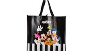 Sacola Feira Reutilizável Preto Turma Mickey 44X49.5Cm Sacola Feira Reutilizável Preto Turma Mickey 44X49.5Cm